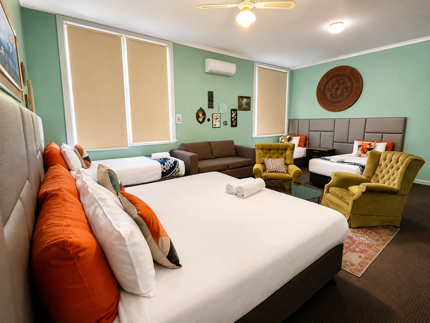Family room with lounge seating — Family Room at Vine Valley Inn Cessnock