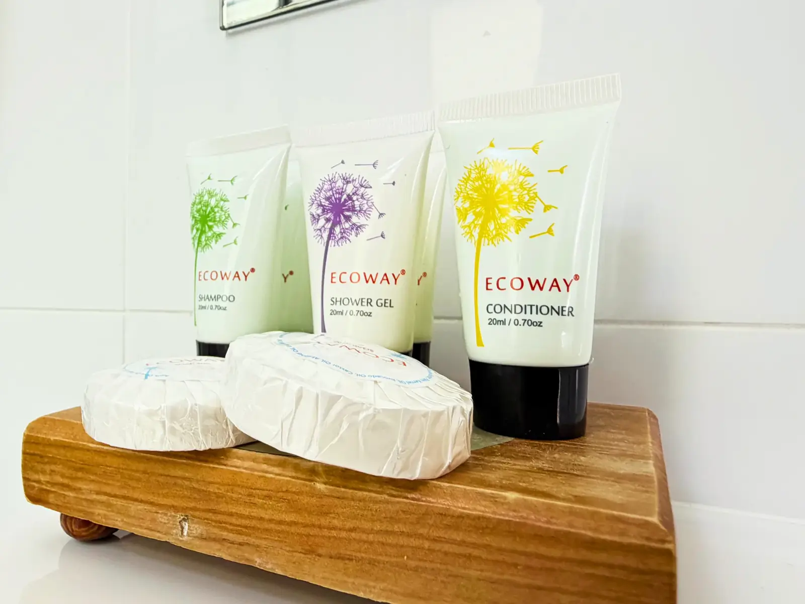 Eco-friendly bathroom toiletries — King Room at Vine Valley Inn Cessnock